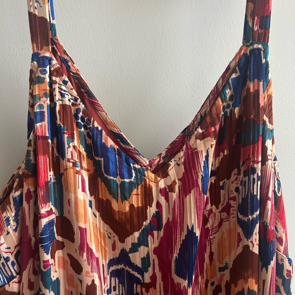 Multicolor unique Sleeveless Maxi Dress - Picture 3 of 10